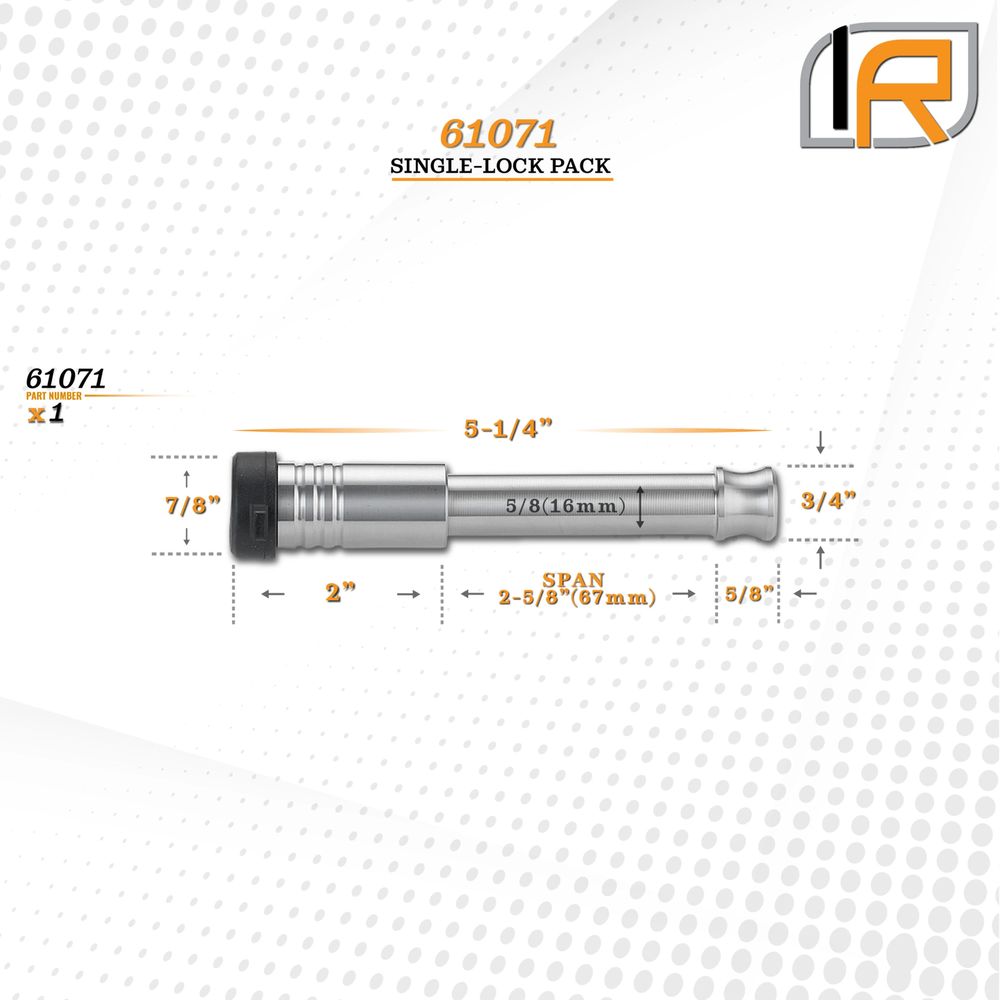 SS Hitch Lock (Infiniterule) for 2" receiver