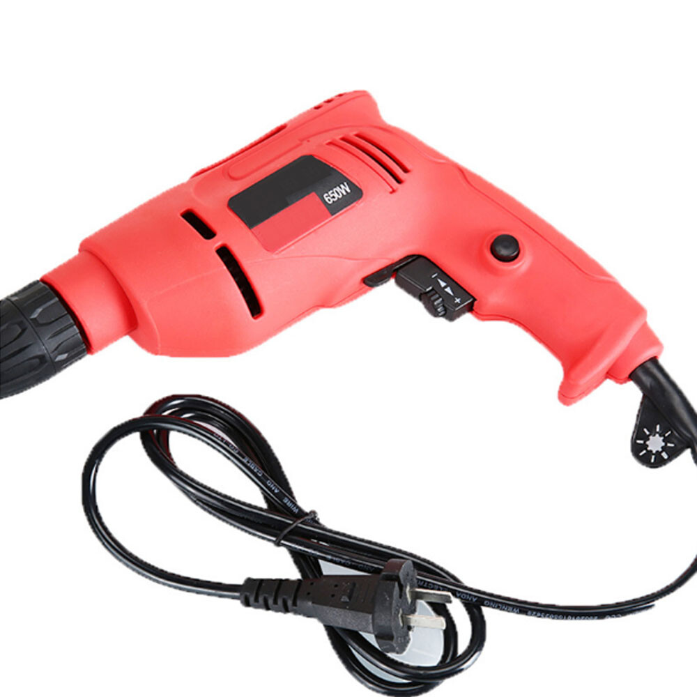 Portable Hand Drill Forward and Reverse Speed Adjustable Electric Drill Power