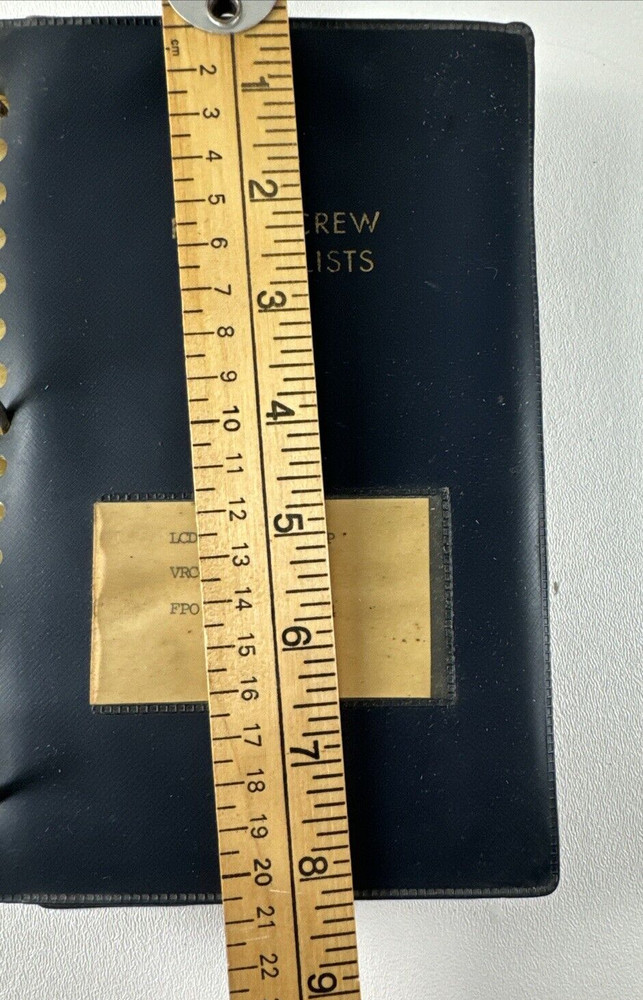 Vcr-50 Squadron Routing Guide US Navy Flight Crew Check Lists 3 Ring Book Read