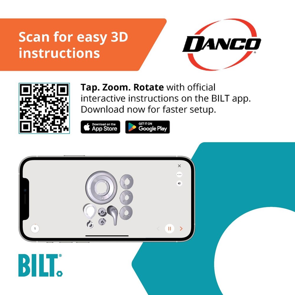 Danco Trim Kit Acrylic