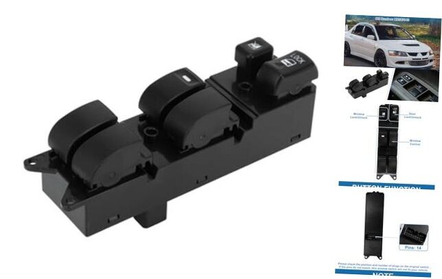 Power Window Switch No.MR587943 Front Left Driver Side Window Control Switch