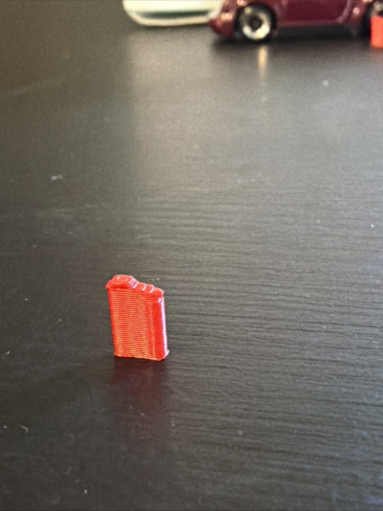 1/64 3D Printed Red Gas Can 3 Can Set