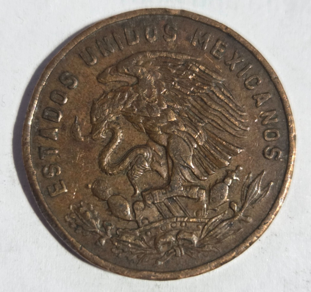 1957 Mexico 20 Centavos KM-440