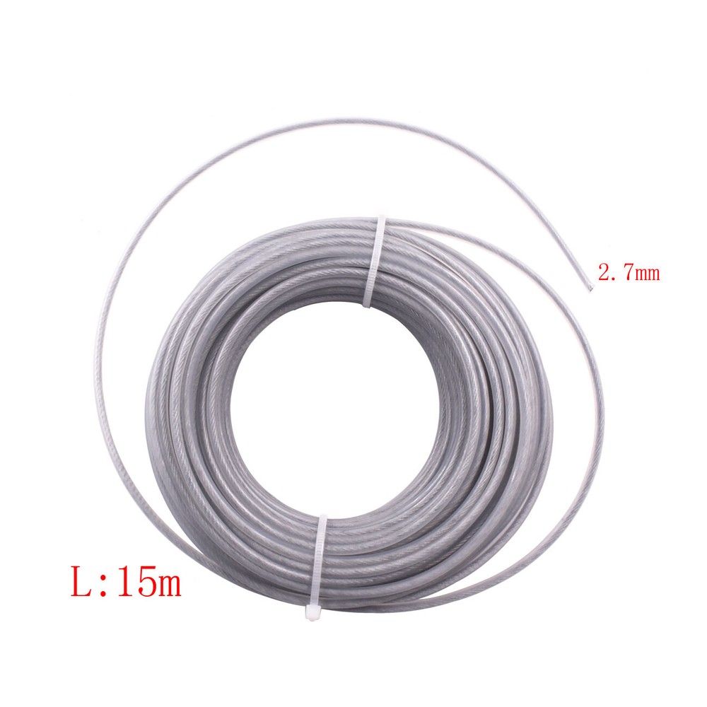 2.7mm 183g String Trimmer Line Steel Wire Fit Weed Eater