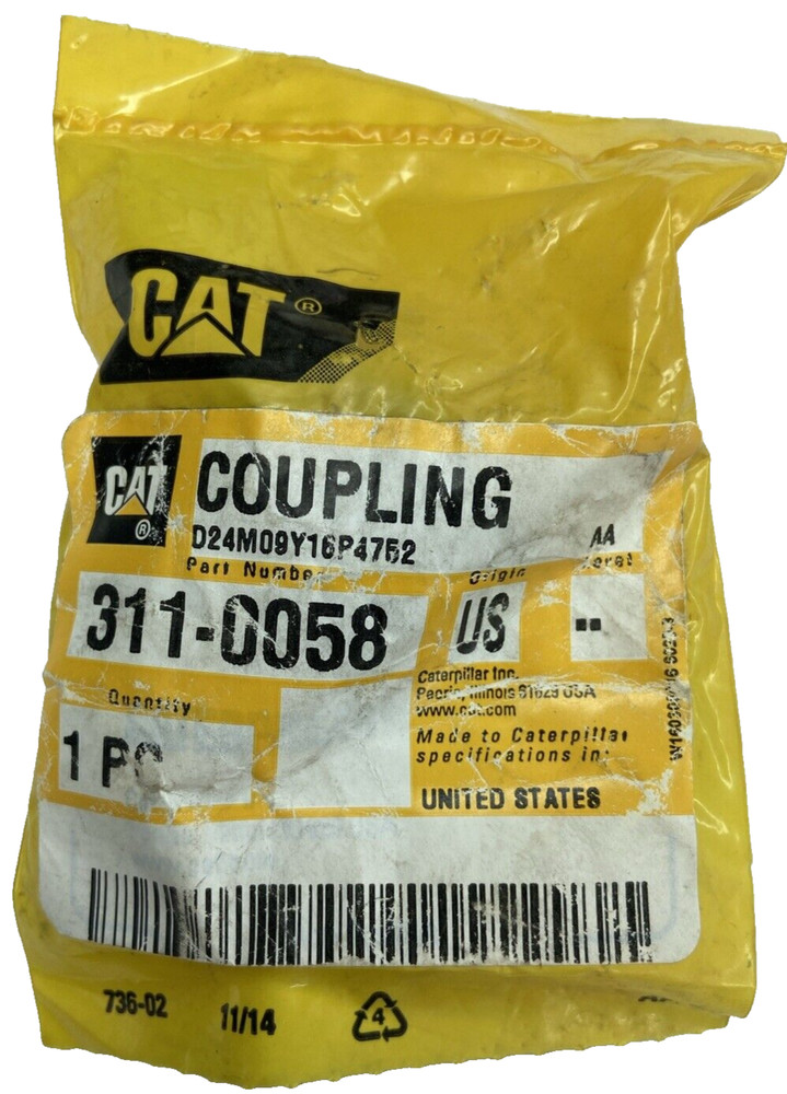 Caterpillar Cat Coupling 311-0058