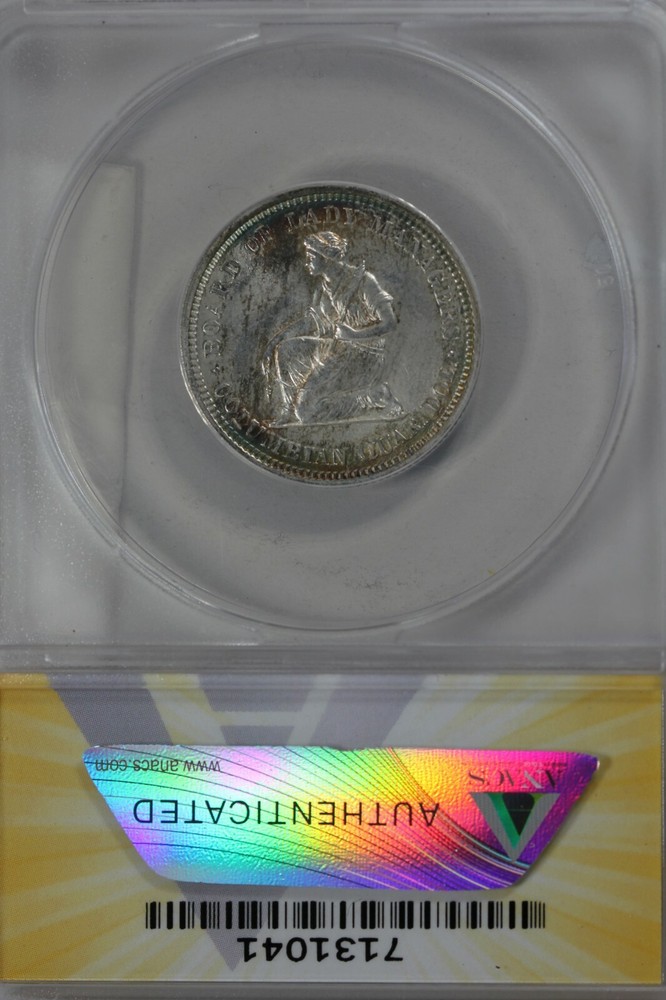 1893 .25 ANACS MS 61 ISABELLA Classic Silver Commemorative Coin