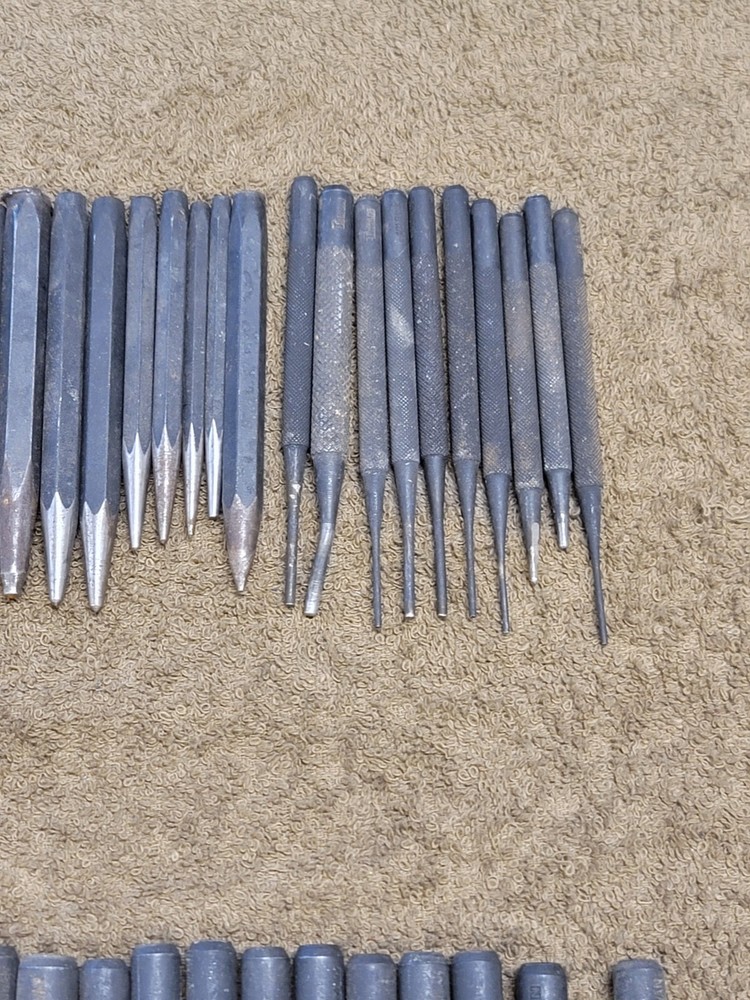 87 Titan Long Short Drift Hole Center Punch Set