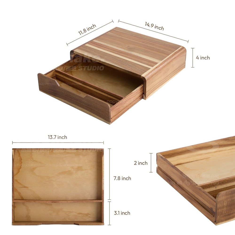 Wood Coffee Pod Organizer, K CupHolder Organizer for Counter, K CupDrawer Cof...