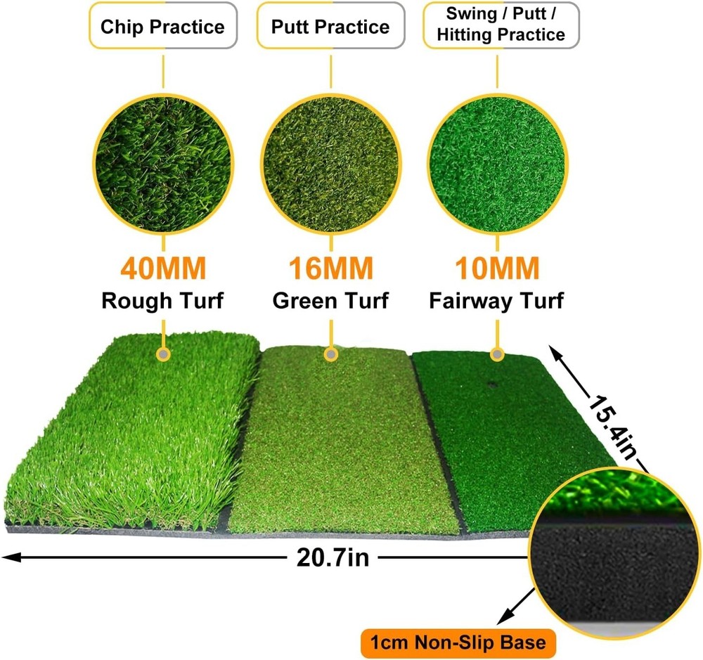 Professional 10x7FT Golf Driving Net - Ideal For Backyard Practice Sessions