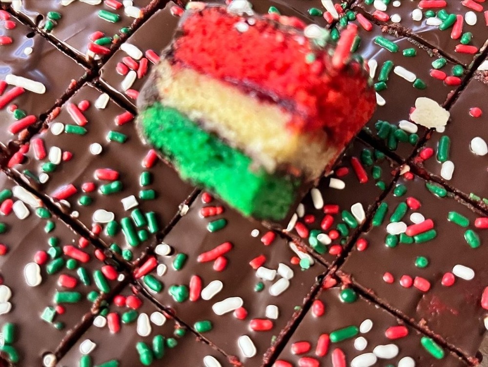 Authentic Italian Rainbow Cookies * Multiple Sizes & Variations Available