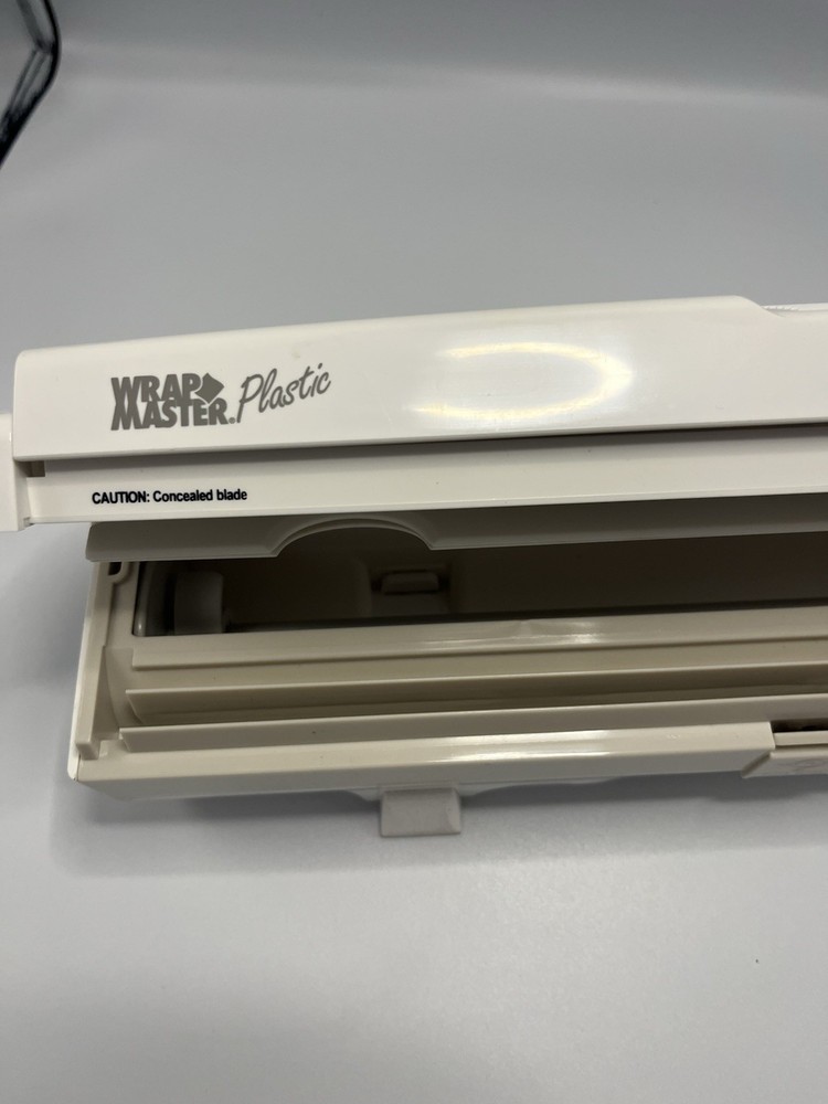 Wrapmaster WM 1500 Plastic Dispenser Cutter Wrap Master White kitchen