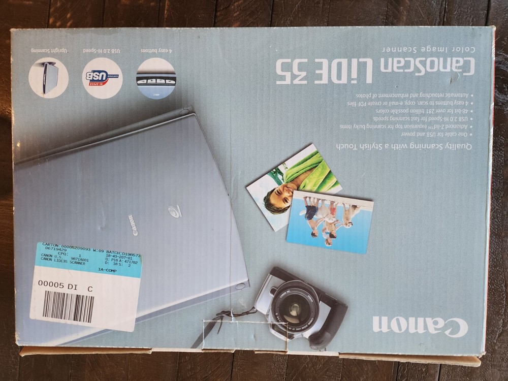 CANON CANOSCAN LIDE 35 Color Image Scanner - NEW