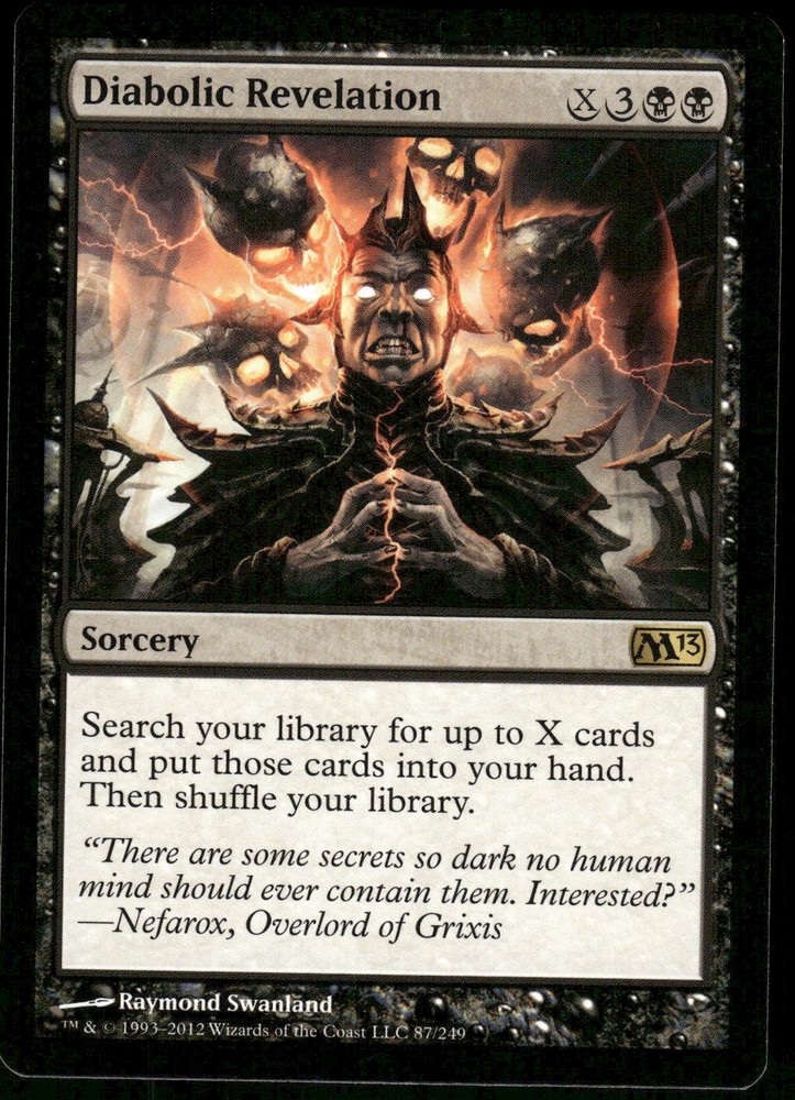 1x Diabolic Revelation - Magic 2013 (M13) LP - MTG