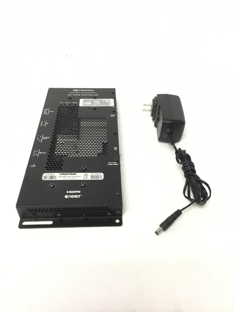 Crestron DM-RMC-4K-SCALER-C DM Room Controller w/ AC Adapter WORKING FREE SHIP