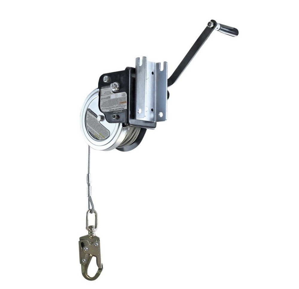 FALLTECH 60' Man Personnel Winch Galvanized Cable For Tripods And Davits 7297