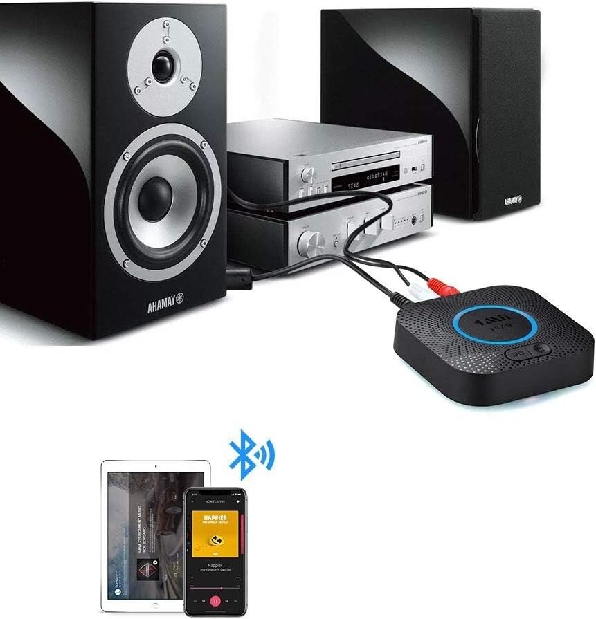 1Mii B06 Plus Bluetooth Receiver HiFi Wireless Audio Adapter, Bluetooth 5.0