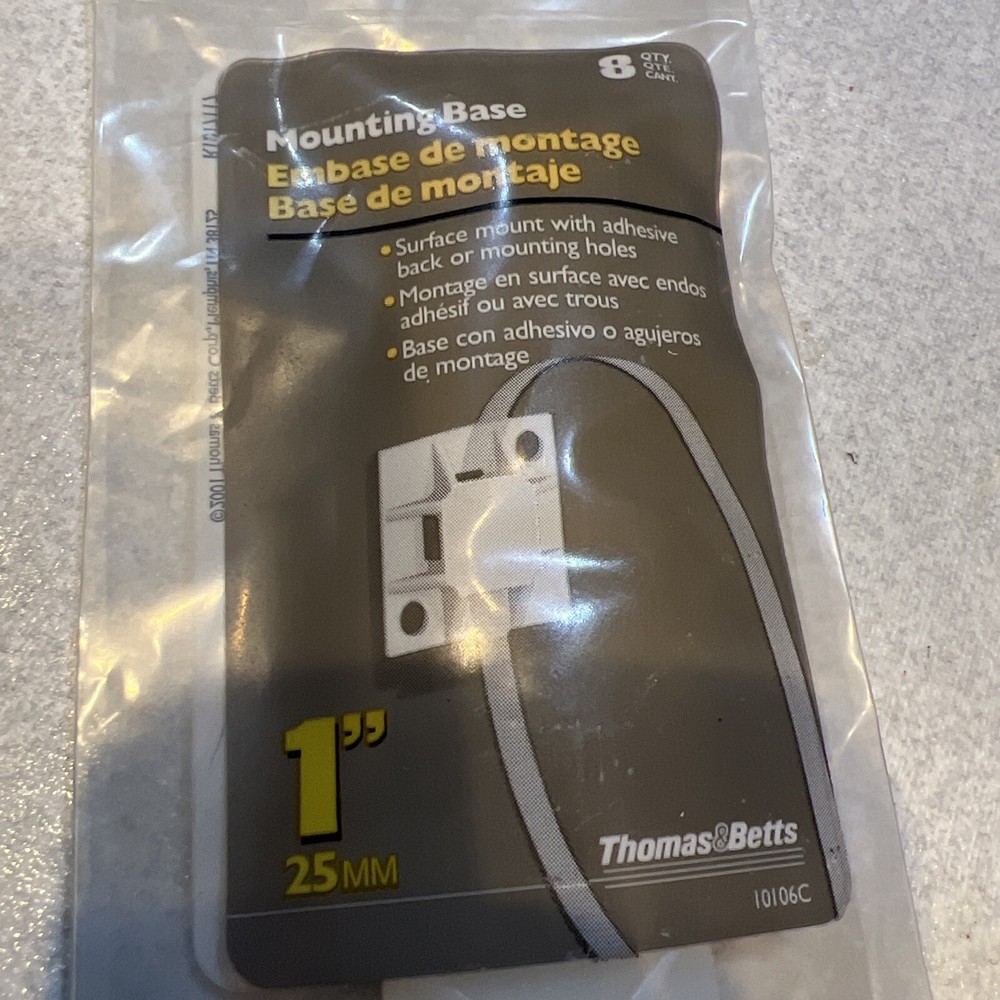 Thomas & Betts 10106c Mounting Pad white