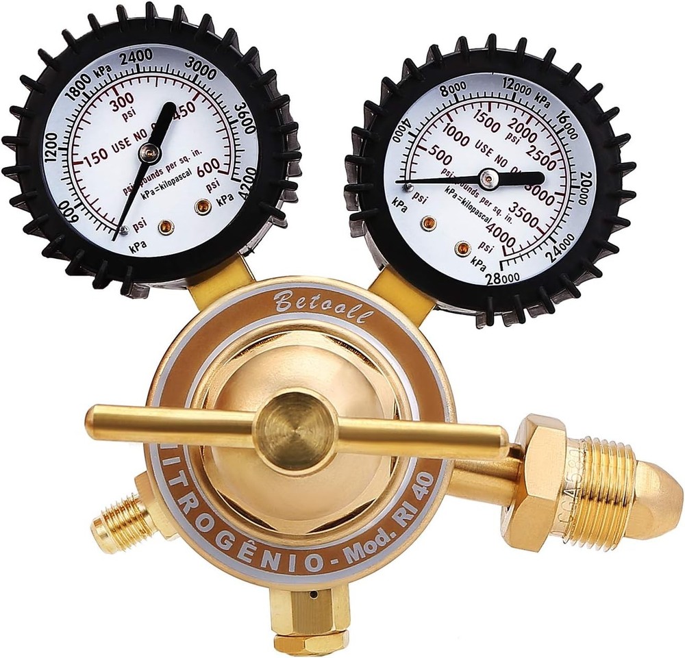 Nitrogen Pressure Regulator Gauge