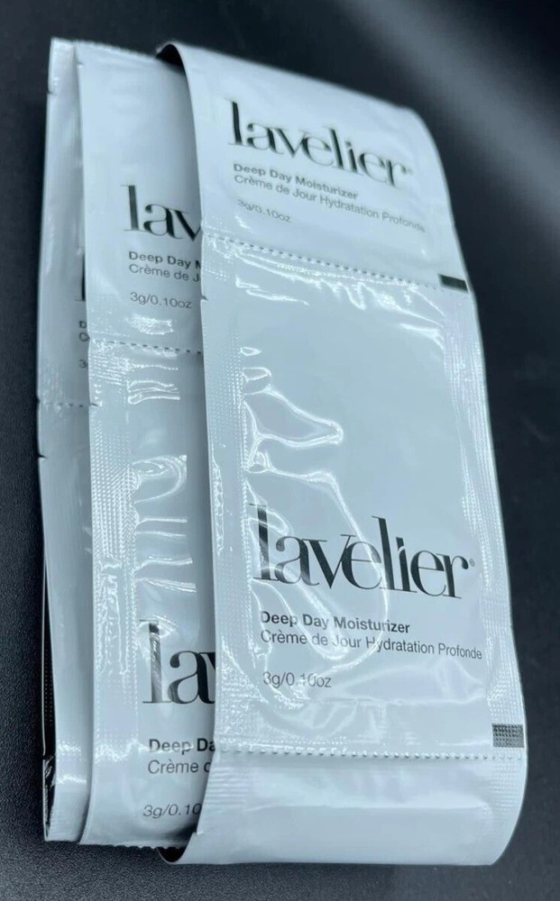 Lavelier Deep Day Moisturizer~ 12 SAMPLE PACKETS 3g~0.10oz Each