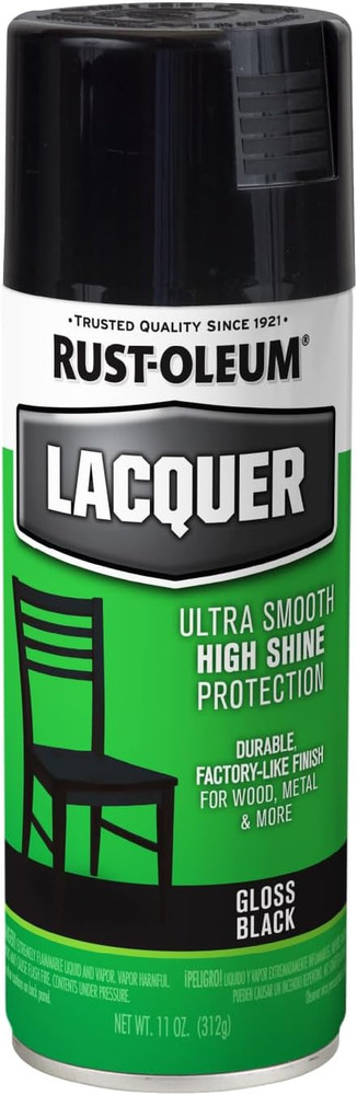 1906830 Lacquer Spray 11-Ounce Gloss Black (Packaging May Vary)