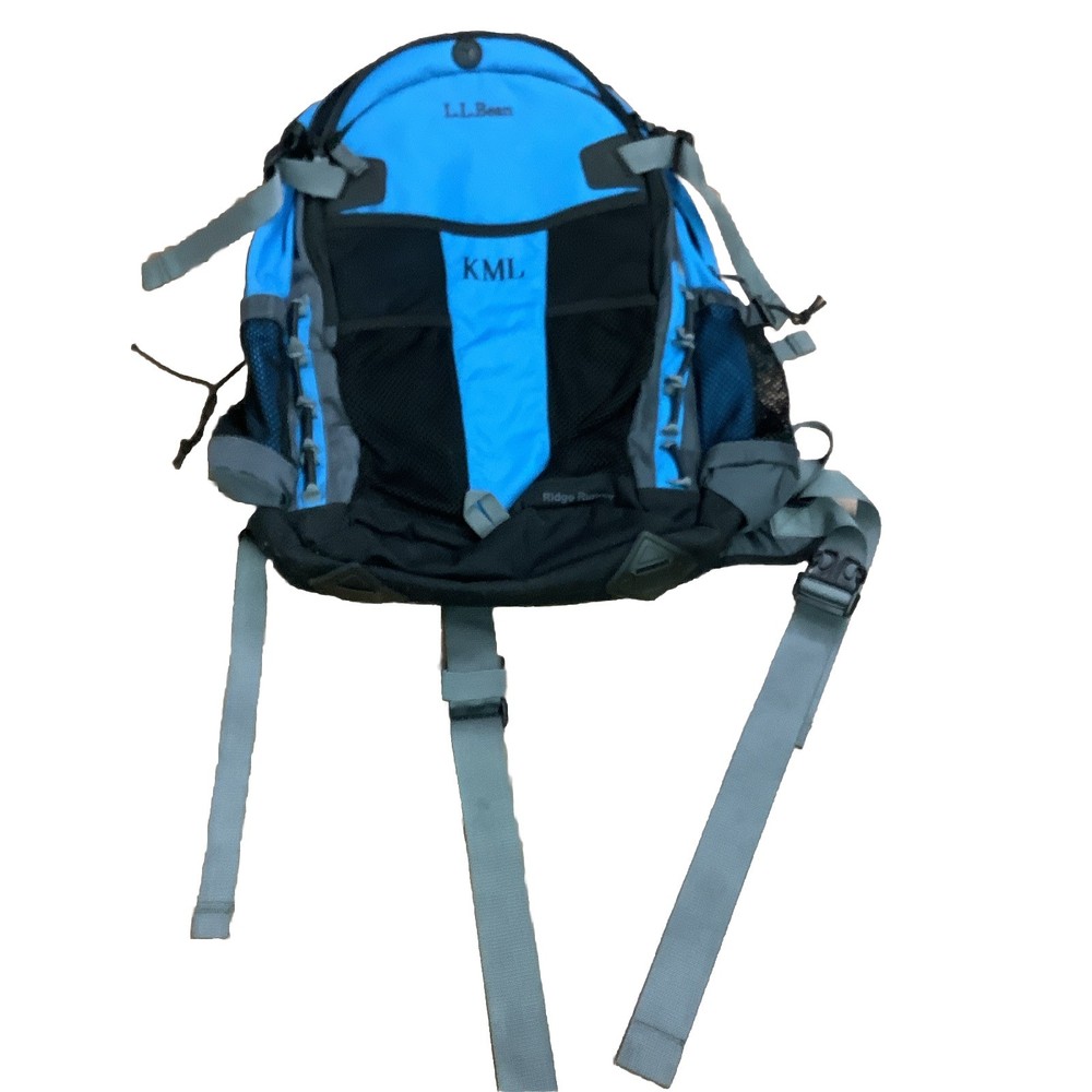 LL Bean Blue Ridge Runner Daypack Backpack Hiking Trips Vacation READ