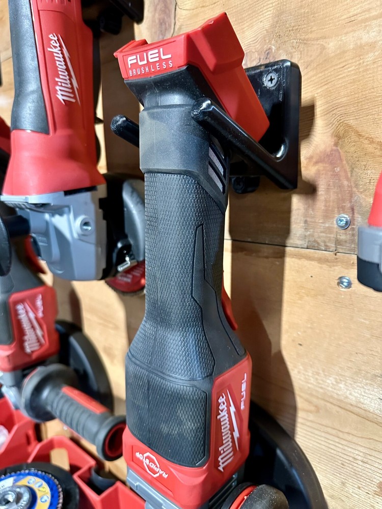 Milwaukee Grinder, End Grinder, Multitool Wall Mount 3D Printed red OR black