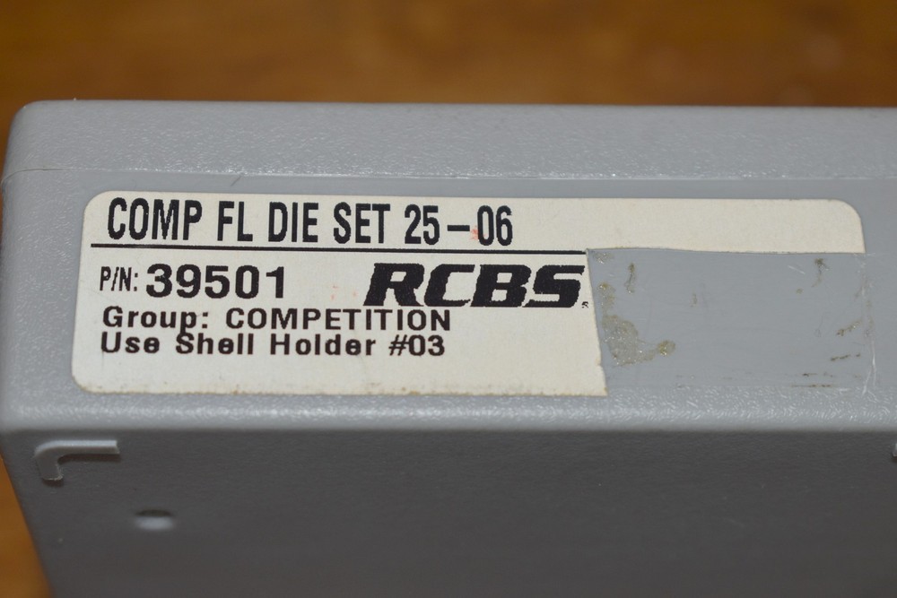 RCBS Competition Die Set 39501 .25-06 Reloading Rare!