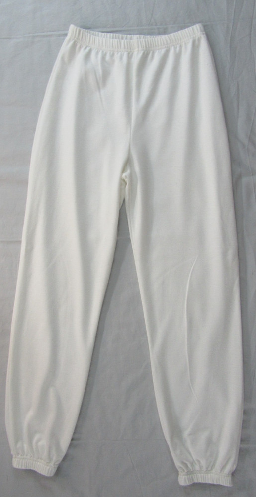 Size 6 - White Cuff Bottom Jogger Bottoms - W26 L28