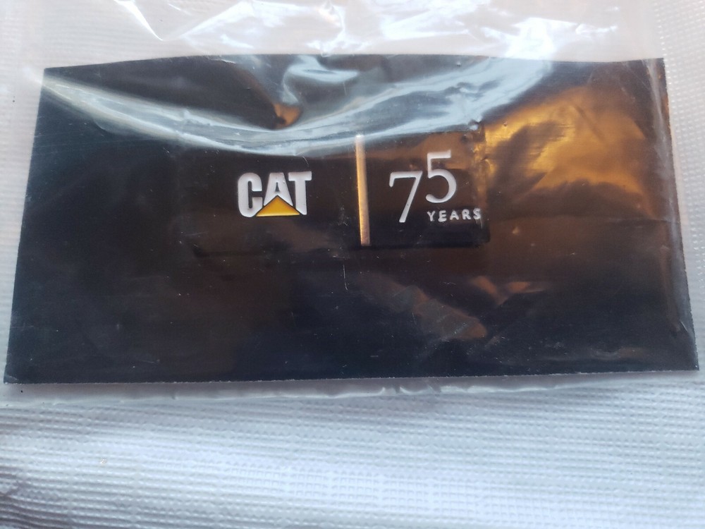 CAT 75 Years Pin