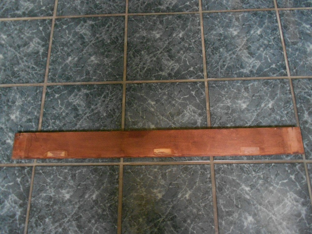 Antique Salvaged WALNUT Baseboard/Woodwork Piece 41" x 4"