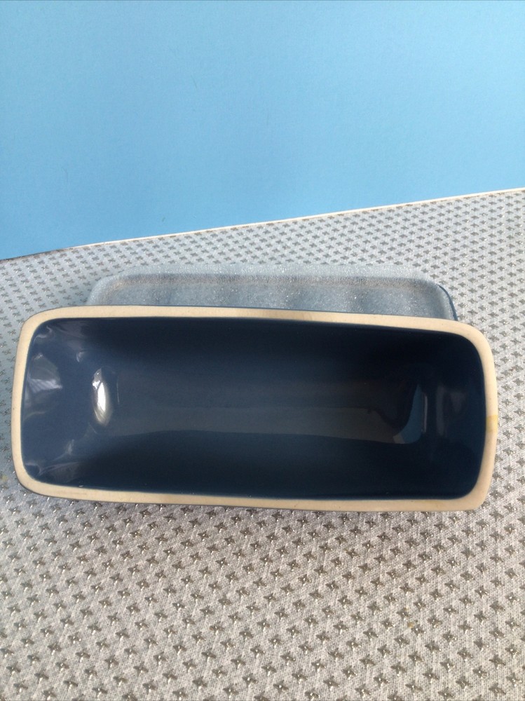 Threshold Stoneware Covered Butter Dish - Camden Blue - New
