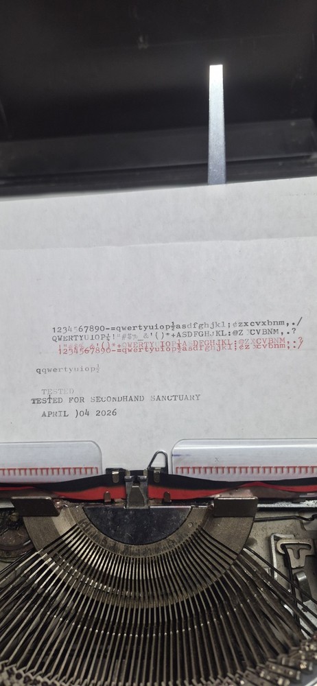 Adler Tippa S Typewriter Case 1960s - Tested working Read