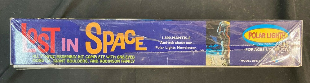 LOST IN SPACE POLAR LIGHTS CYCLOPS ATTACKS MODEL KIT SEALED PLAYING MANTIS