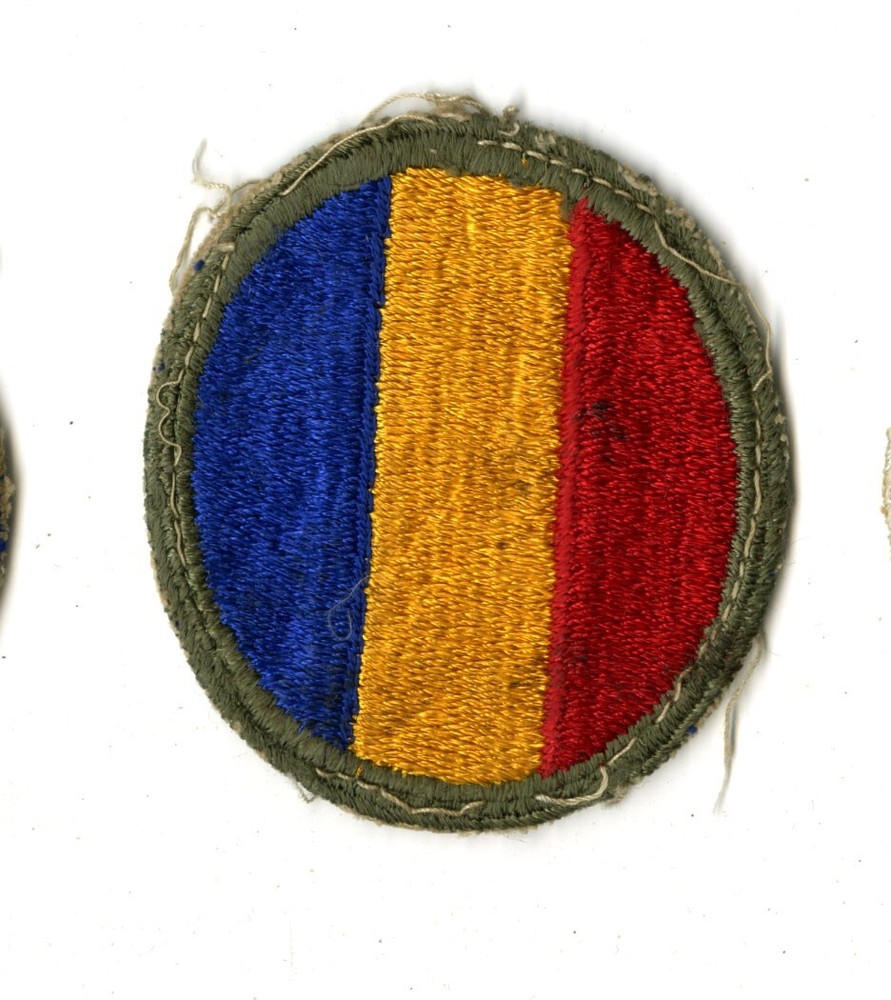 Replacement and Schools Command White Back Patch WWII Original