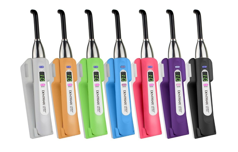 DENTMATE Ledex WL-070+ LED Dental Curing Light Wireless Fast Cure 1200 mW/cm2