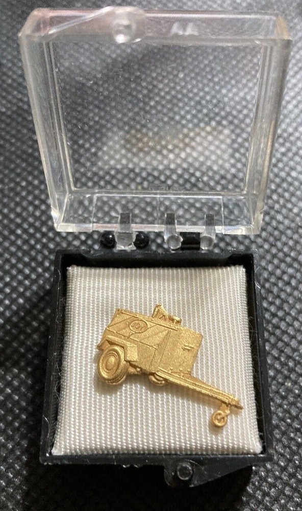 Vintage Antique Tie Clip JOY Compressor Caterpillar