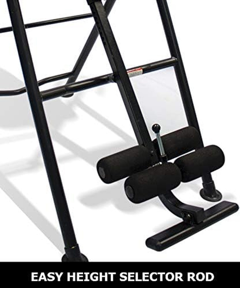 IT9550 Deluxe Inversion Table with Adjustable Head Rest & Lumbar Support Pad, -
