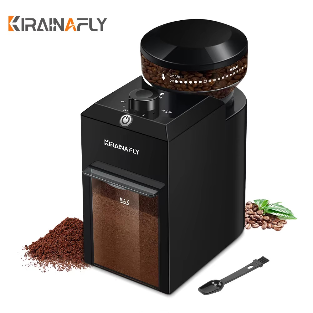 Electric Burr Coffee Grinder with 28 Adjustable Settings for All Brew Methods