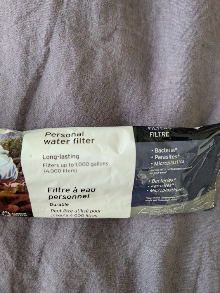 LifeStraw Personal Water Filter Straw - Blue