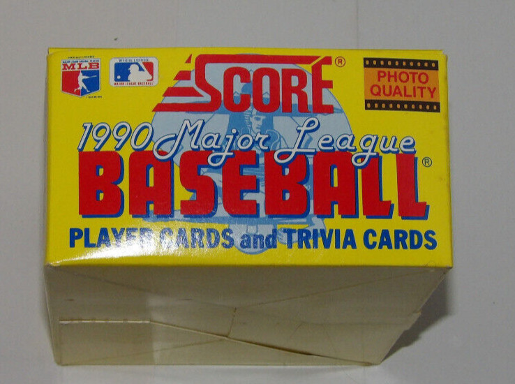 1990 Score Baseball Unopened Wax Box