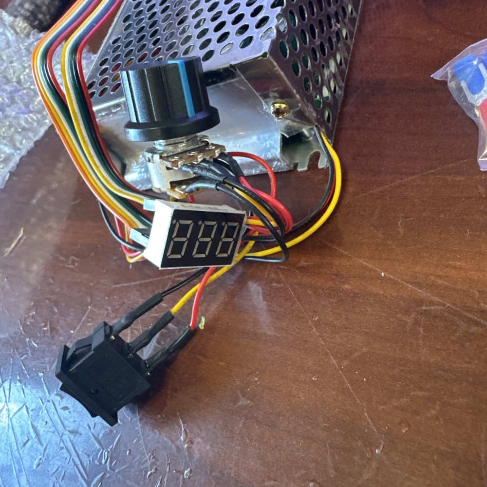 Digital Display 0~100% adjustable DC 10-50V 40A DC Motor Speed Controller B13