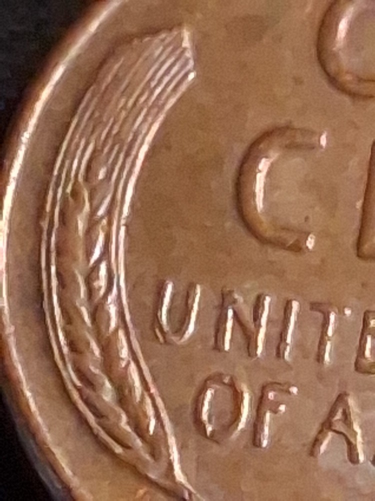 1958 Lincoln Wheat Cent Error L on Rim