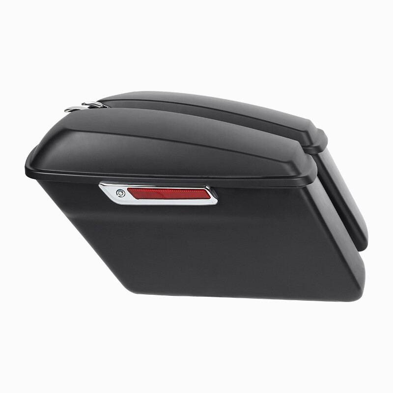 Matte Hard Saddlebag Conversion Bracket Fit For Harley Softail Custom 1984-2017