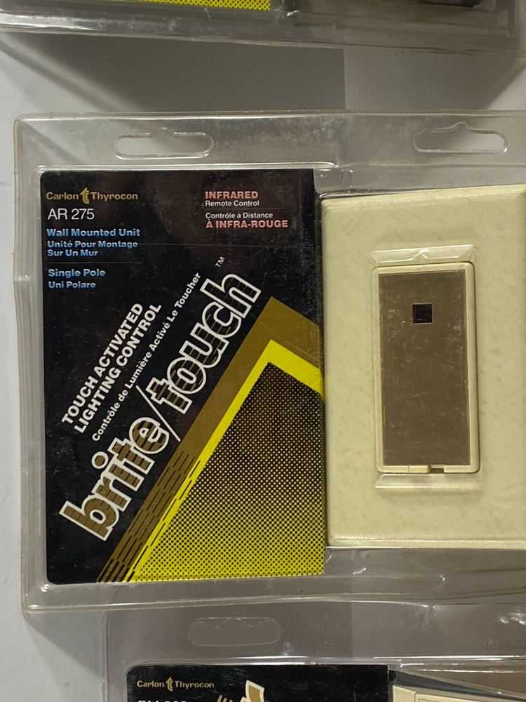 Lot 5 Carlon Thyrocon AR 275 Bright Touch Dimmer Switch PM 303 3 way control