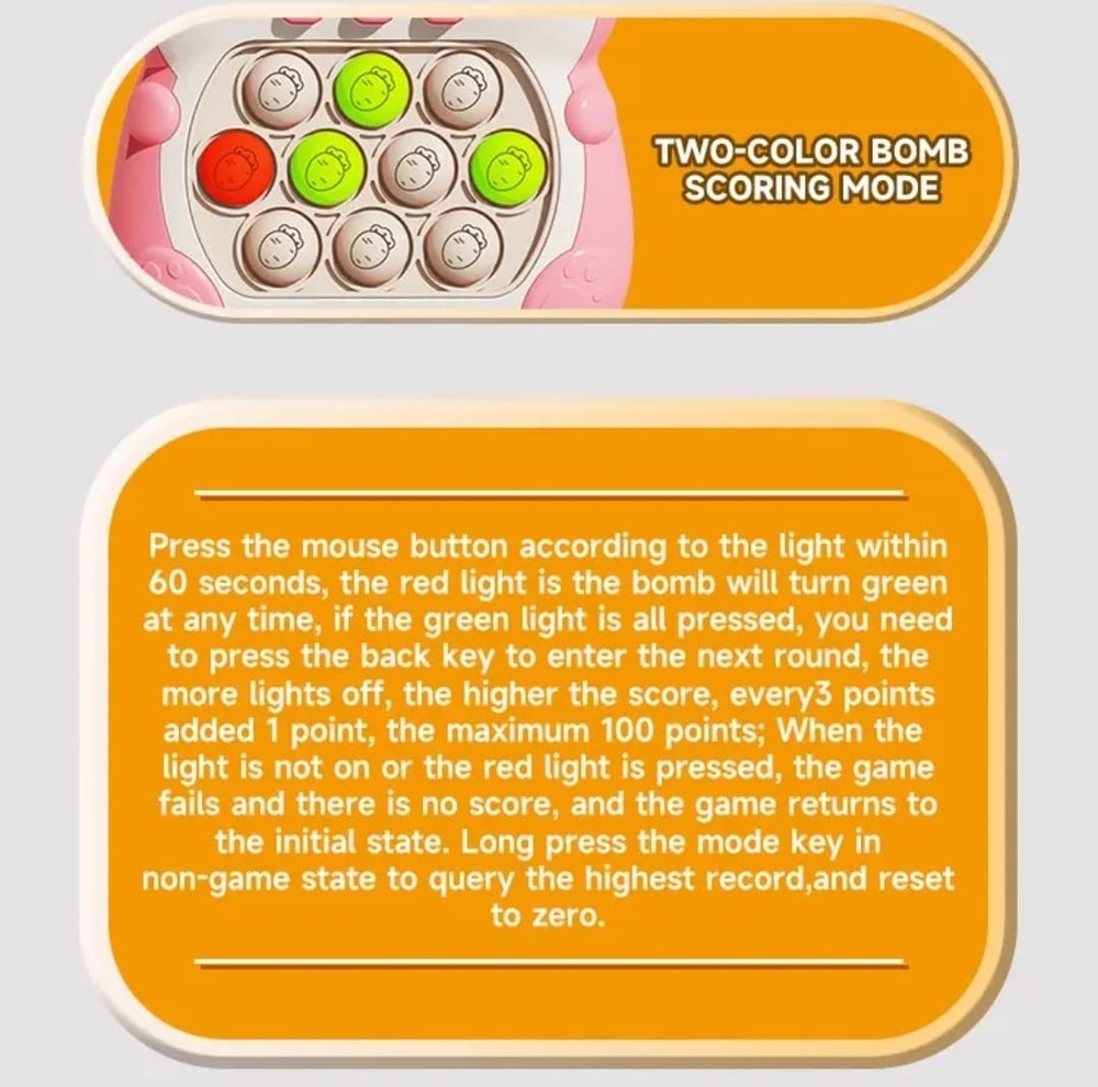 Memory Comprehension Responsiveness Educational Fast Bush kids Game Challenge
