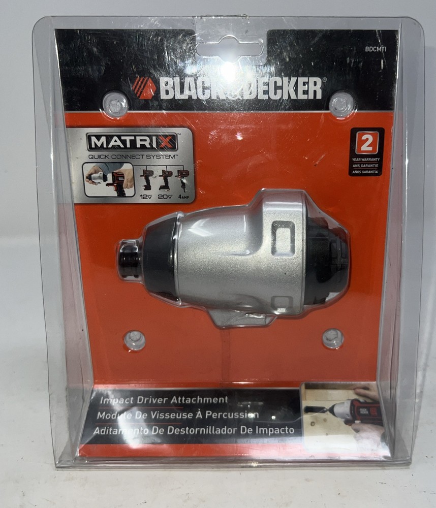 BLACK+DECKER MATRIX Impact Driver Attachment - BDCMTI New In Package