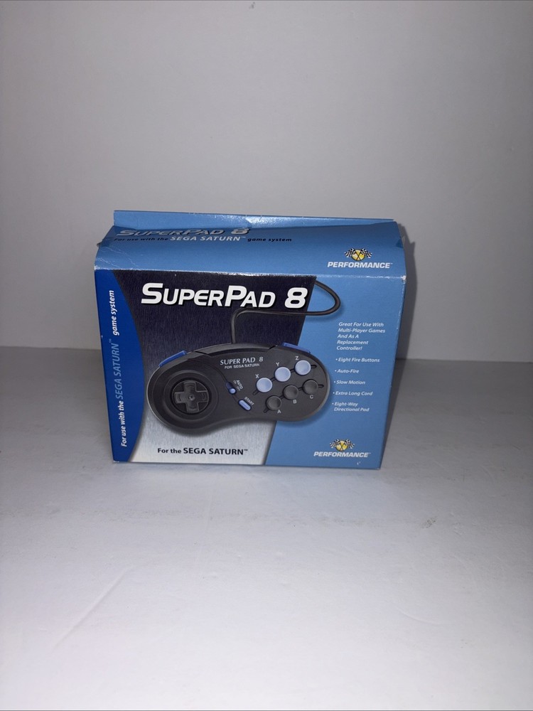 Performance Superpad 8 Controller (Sega Saturn) NEW In Box