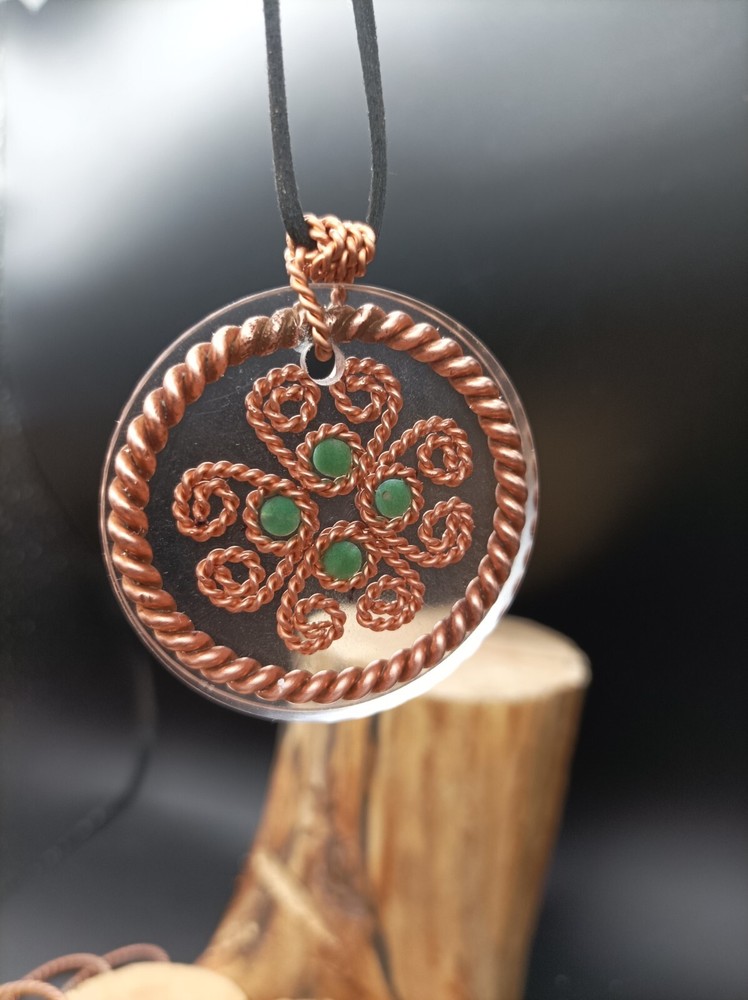 Sacred cubit tensor ring pedant