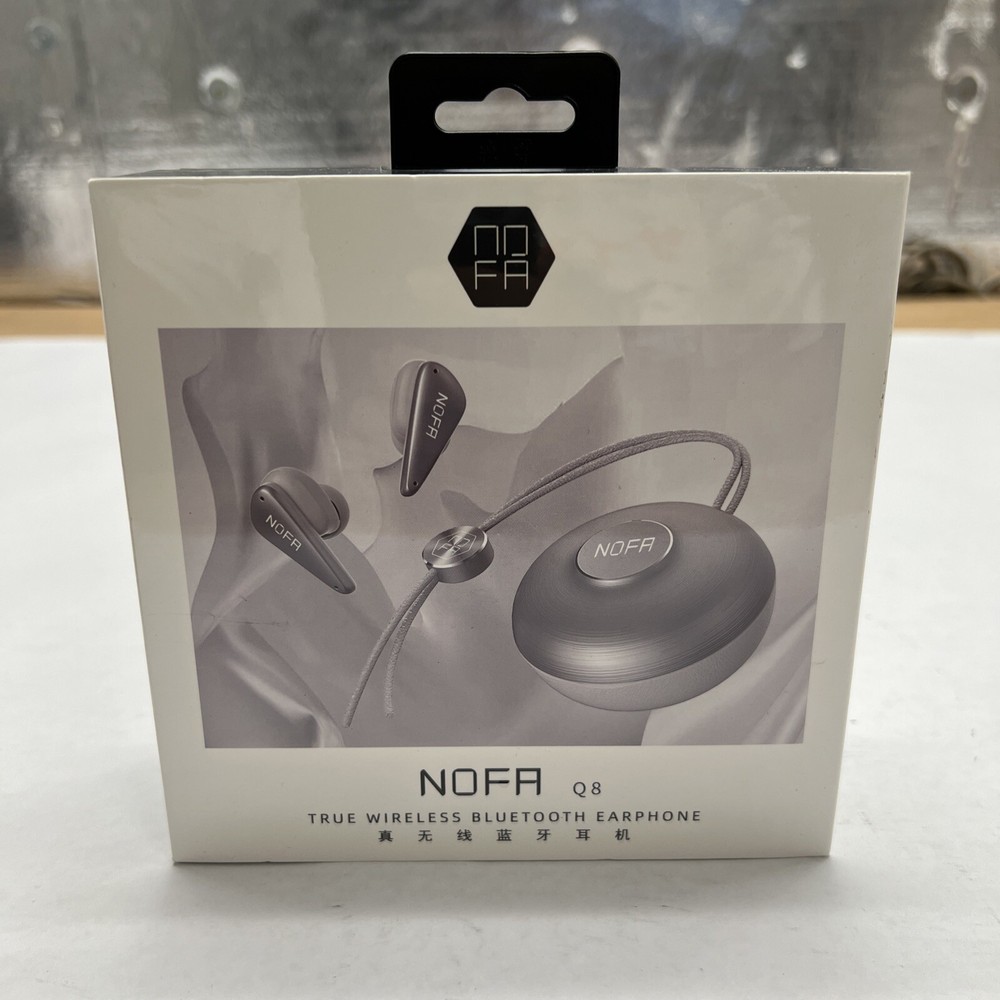 nofa Q8 true wireless bluetooth earphone silver