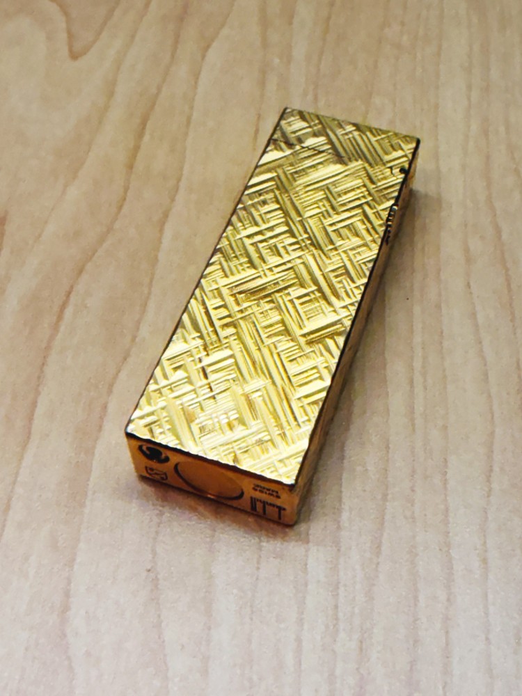 Dunhill Gold Florentine Pattern Lighter Vintage
